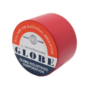 Globe 0.18mmx50mmx25 Yrds No.21C8 Kırmızı İzole Bant - Görsel 2