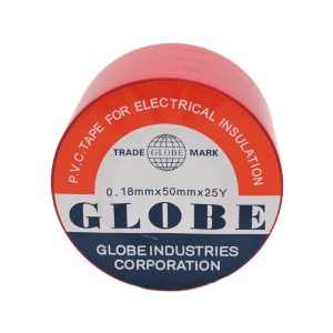 Globe 0.18mmx50mmx25 Yrds No.21C8 Kırmızı İzole Bant - Görsel 3